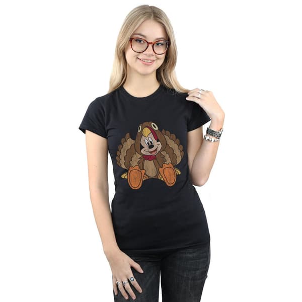 Disney Dam/Dam Mickey Mouse Thanksgiving Turkey Kostym C Black M