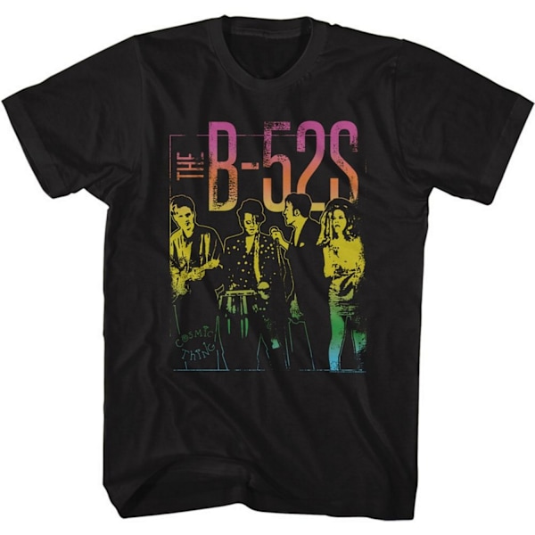 The B-52´s Unisex Adult Cosmic Thing Bomull T-Shirt XXL Svart Black XXL