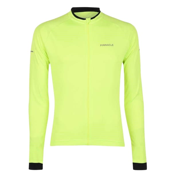 Pinnacle Herr Logotyp Långärmad Cykeltröja S Gul Yellow S