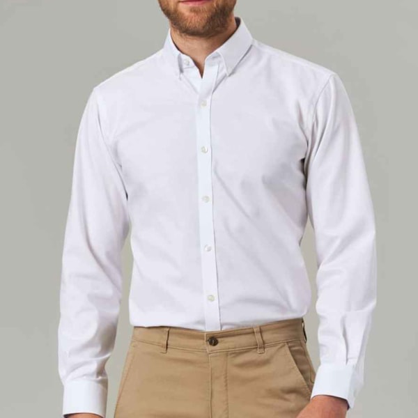 Brook Taverner Herr Lawrence formell skjorta 15in vit White 15in