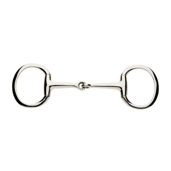 Lorina Single Jointed Eggbutt Snaffle 5in Silver Silver 5in