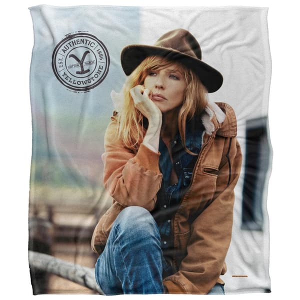 Yellowstone Deep Thought Silkeslen Beth Dutton Supersoft Filt Multicoloured One Size