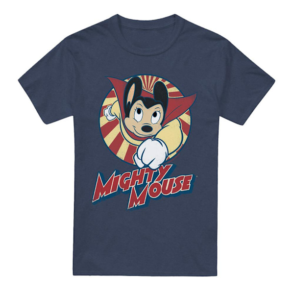 Mighty Mouse Unisex Vuxen The One The Only T-Shirt 3XL Marinblå Navy 3XL
