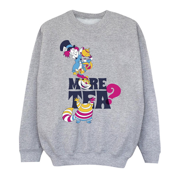 Disney Boys Alice In Wonderland More Tea Sweatshirt 9-11 år Sports Grey 9-11 Years