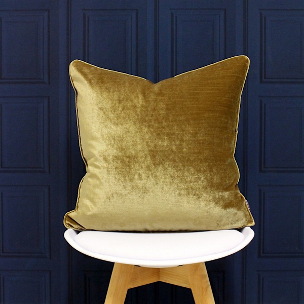 Riva Home Luxe Velvet Kuddfodral 55 x 55cm Guld Gold 55 x 55cm