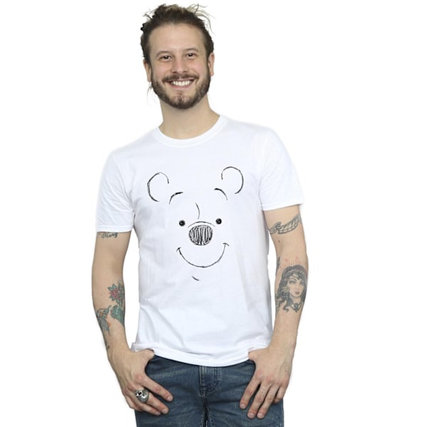 Disney Winnie The Pooh Winnie The Pooh Face T-shirt L Vit White L