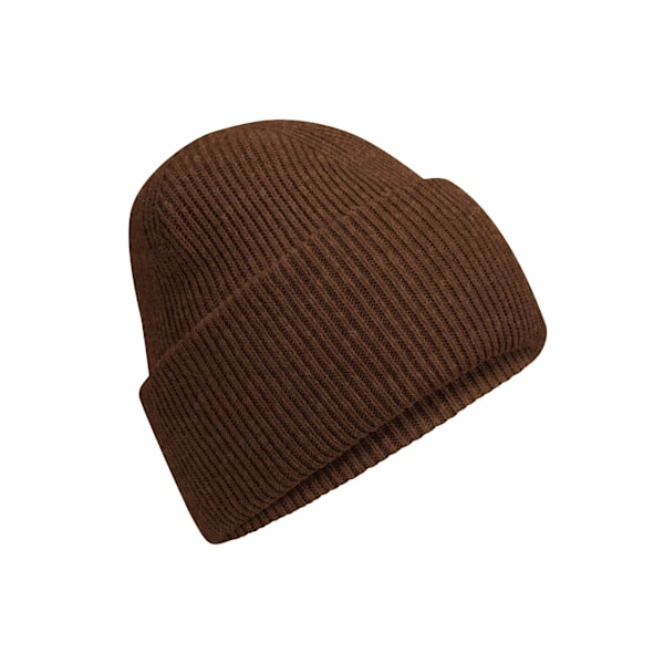 Beechfield Unisex Vuxen Klassisk Djup Manschett Mössa En Storlek Valnöt Walnut One Size