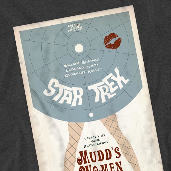 Star Trek Unisex Vuxen The Original Series Avsnitt 6 T-shirt S Charcoal S