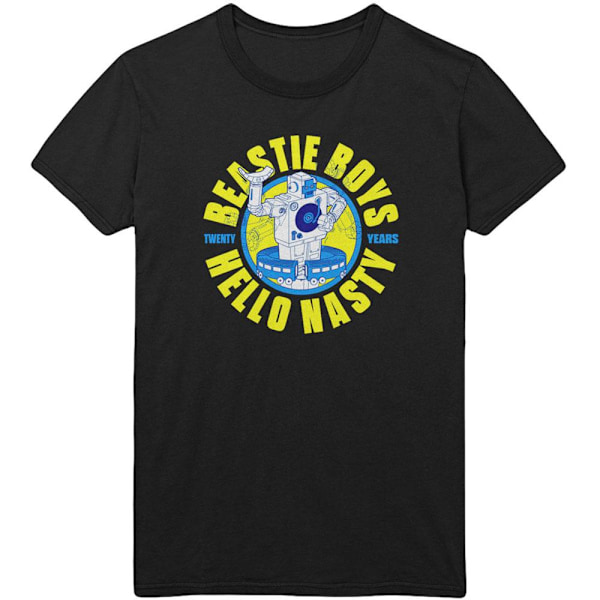 Beastie Boys Unisex Adult Nasty 20 Years T-Shirt L Svart Black L