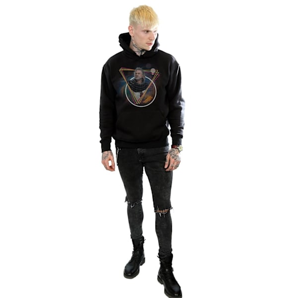Marvel Herr Guardians Of The Galaxy Neon Ego Hoodie L Svart Black L