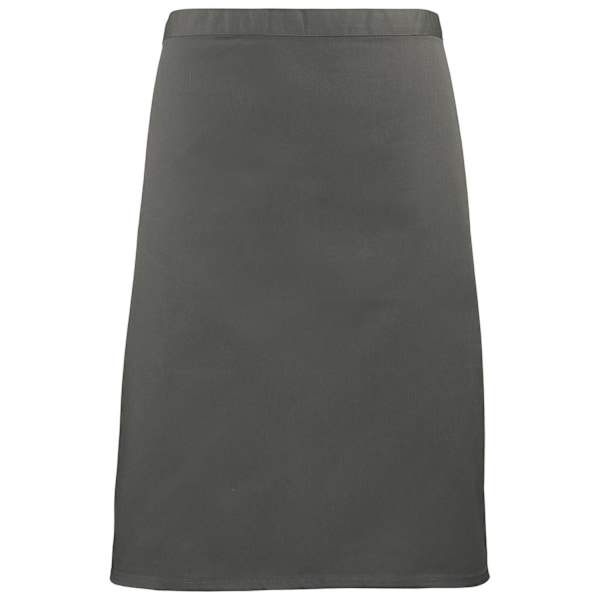 Premier Colours Mid Length Förkläde One Size Mörkgrå Dark Grey One Size