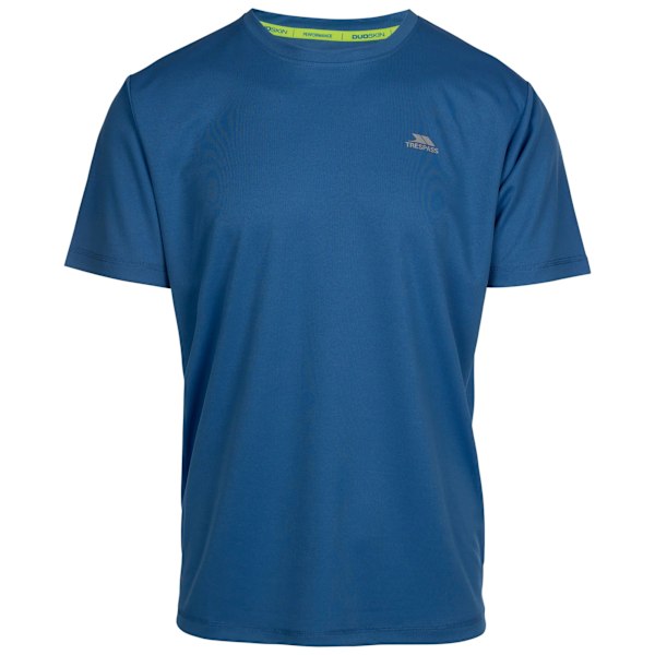 Trespass Mens Landford Active Top M Mid Blue Mid Blue M