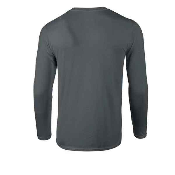 Gildan Unisex Adult Softstyle Plain Long-Sleeved T-Shirt M Char Charcoal M