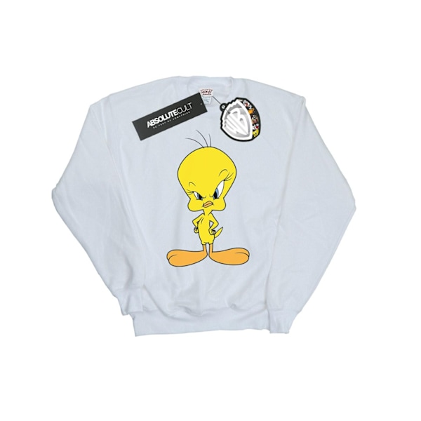 Looney Tunes Boys Angry Tweety Sweatshirt 7-8 år Vit White 7-8 Years