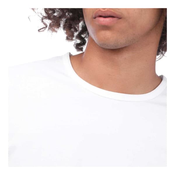 Lyle & Scott T-shirt i bomullsblandning för män (2-pack) S Vit/Marinblå White/Navy S