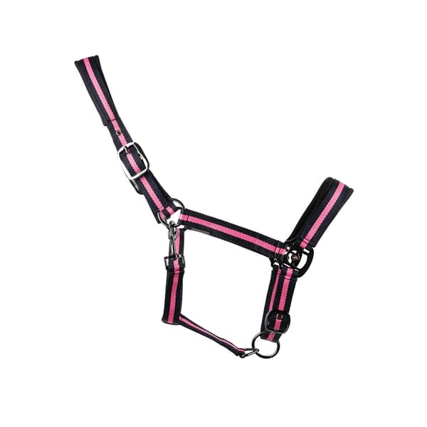 Hy Ink Hästgrimma Full Navy/Rosa Navy/Pink Full