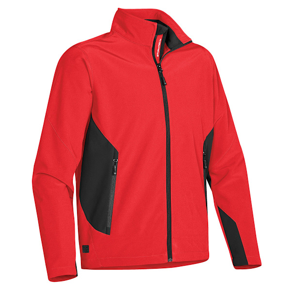 Stormtech Pulse Softshelljacka för män 2XL True Red/ Black True Red/ Black 2XL