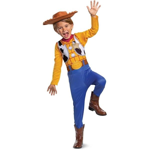 Toy Story Pojkar Klassisk Woody Kostymset 7-8 År Flerfärgad Multicoloured 7-8 Years