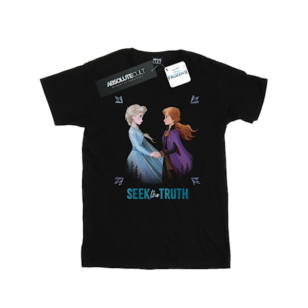 Disney Dam/Kvinnor Frozen 2 Elsa Och Anna Söker Sanningen Bomull Black XXL