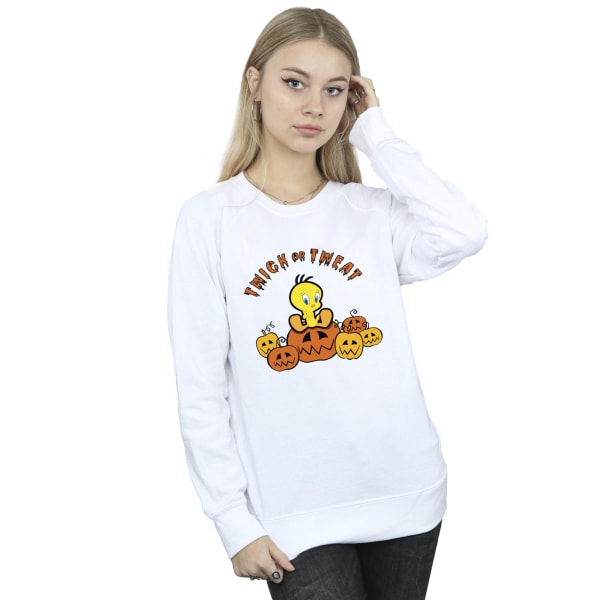Looney Tunes Twick or Tweat tröja för dam/dam XXL Vit White XXL