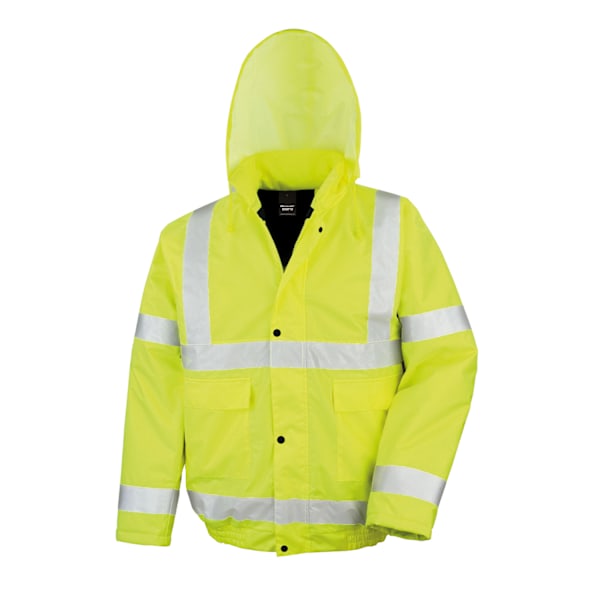 Result Core Unisex Vuxen Hög Synlighet Vinter Blouson Jacka XXL Flu Fluorescent Yellow XXL