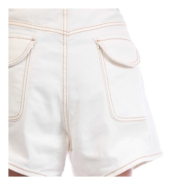 Off White Shorts i denim för dam 25R Vit White 25R