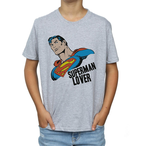 DC Comics Boys Superman Lover T-shirt 12-13 år Sports Grey Sports Grey 12-13 Years