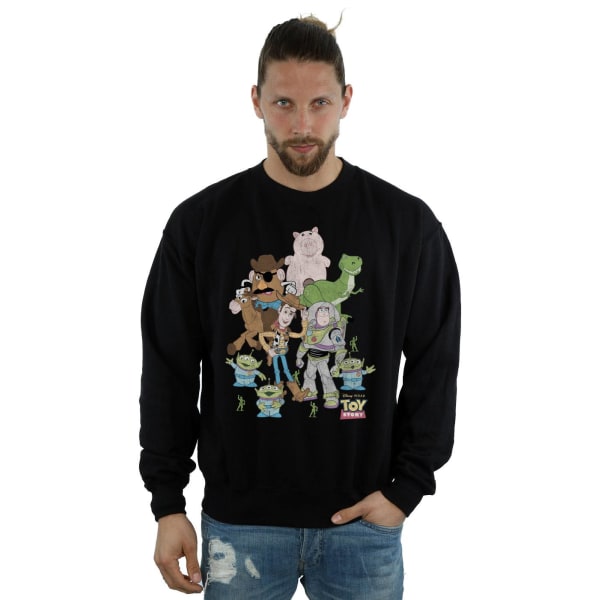 Toy Story Herr Group Sweatshirt 3XL Svart Black 3XL