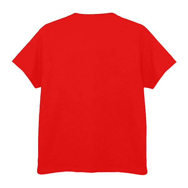 Disney Dam/Damer Goofy Julbelysning Bomull Boyfriend T- Red M