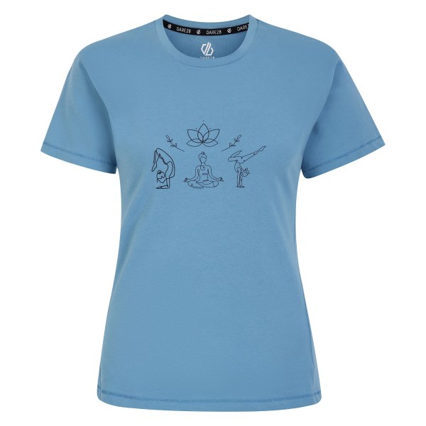 Dare 2B Dam/Dam Tranquility II Yoga Pose T-shirt 16 UK Ni Niagara Blue 16 UK