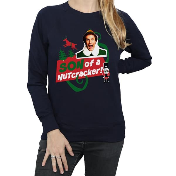 Elf Dam/Dam Son Of A Nutcracker Sweatshirt S Marinblå Navy Blue S