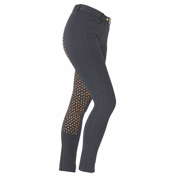 Aubrion Dam/Dam Highbury Jodhpurs 10 UK R Marinblå/Orange Navy/Orange 10 UK R