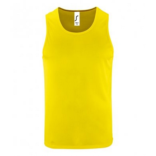 SOLS Performance Tank Top för män M Neon Yellow Neon Yellow M