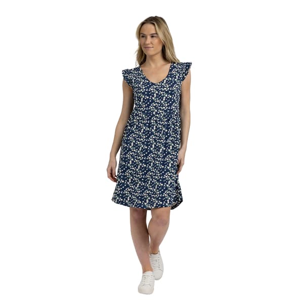 Trespass Gertha Daisy Jersey Klänning Dam L Marinblå Navy L