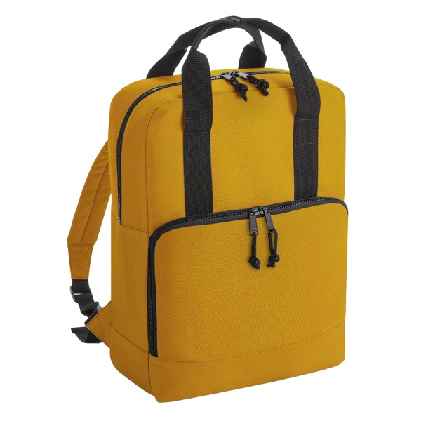 Bagbase Cooler Återvunnen ryggsäck One Size Senap Gul Mustard Yellow One Size