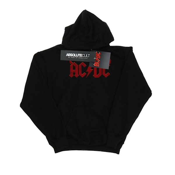 AC/DC Herr Horns Logo Hoodie M Svart Black M
