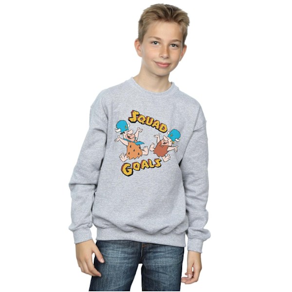 The Flintstones Boys Squad Goals Sweatshirt 5-6 år Sports Grå Sports Grey 5-6 Years