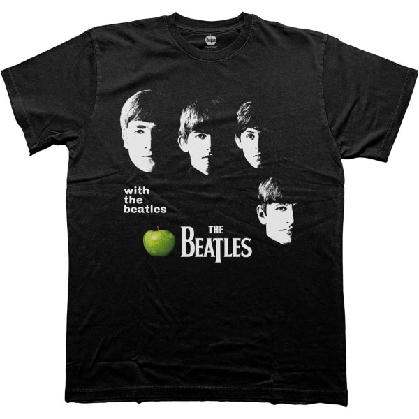 The Beatles Unisex Vuxen Vi The Beatles Apple T-shirt i bomull XX Black XXL