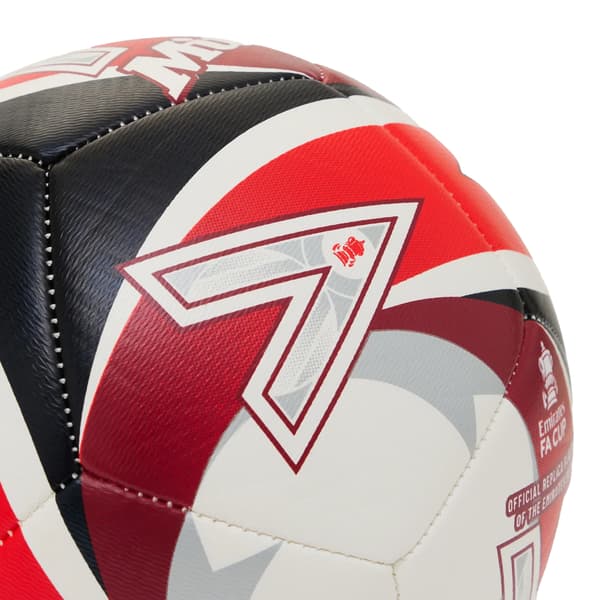 Mitre Mini Träningsfotboll Mini Vit/Röd White/Red Mini
