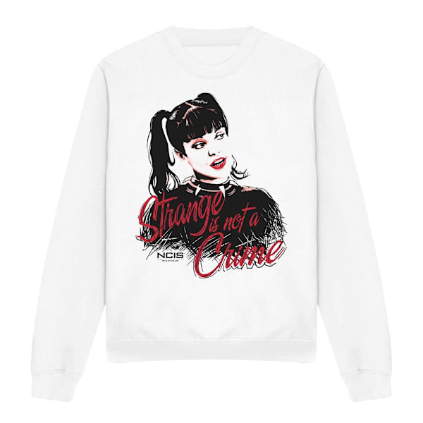 NCIS Unisex Vuxen Strange Is Not A Crime Sweatshirt M Vit White M