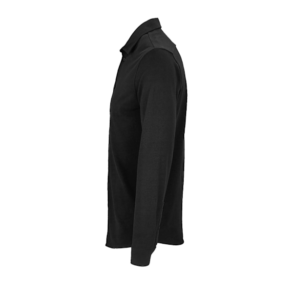 NEOBLU Basile Piqué ekologisk långärmad skjorta 4XL djup svart Deep Black 4XL