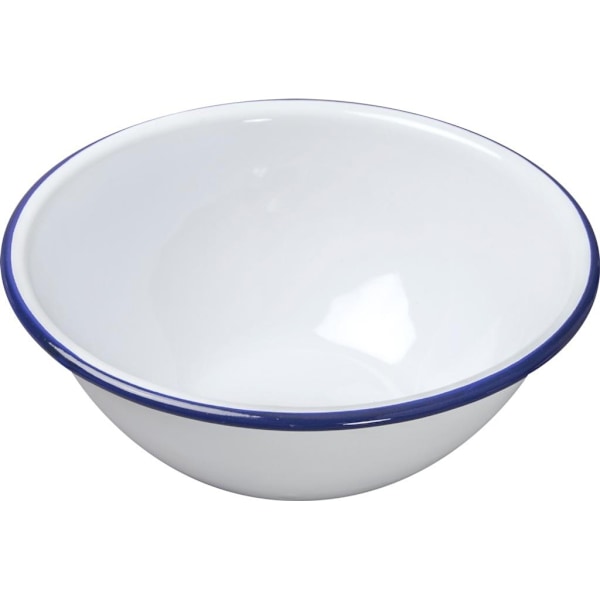 Nimbus Enamelware Blandningsskål 18cm Vit/Blå White/Blue 18cm
