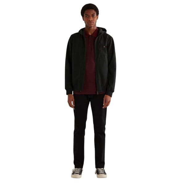 Farah Herr Softshell Jacka med Huva XXL Svart Black XXL