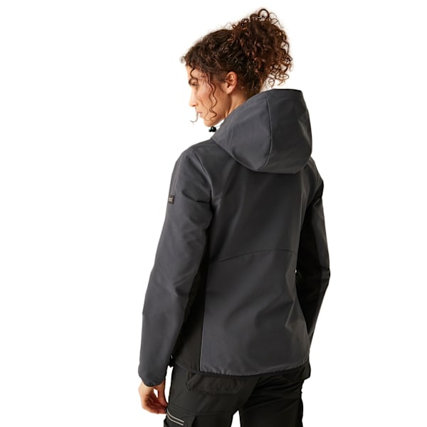 Regatta Professional Dam/Kvinna Ada Stretch Soft Shell Jacka Slate Grey/Black 20 UK