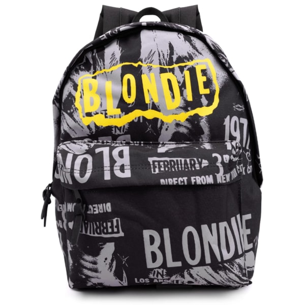 Blondie 3 februari 1977 LA Concert Backpack One Size Svart/Wh Black/White/Yellow One Size