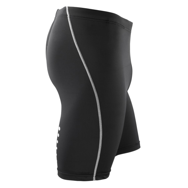 Spiro Mens Bodyfit Performance Base Layer Sports Shorts XL-2XL Black XL-2XL