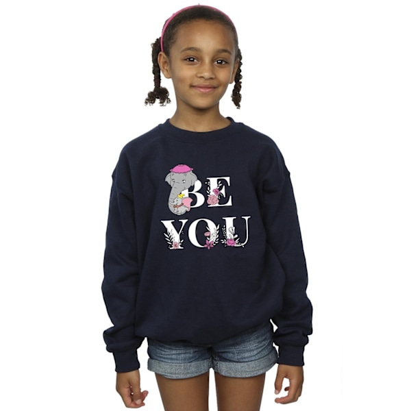 Disney Girls Dumbo Be You Sweatshirt 5-6 år Svart Black 5-6 Years