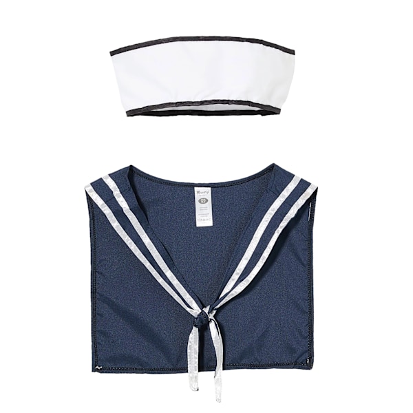 Smiffys Sjömanshatt och Scarfs Set One Size Vit White One Size