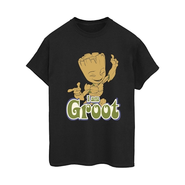 Guardians Of The Galaxy Dam/Damer Groot Dansande Bomull Boyf Black XXL