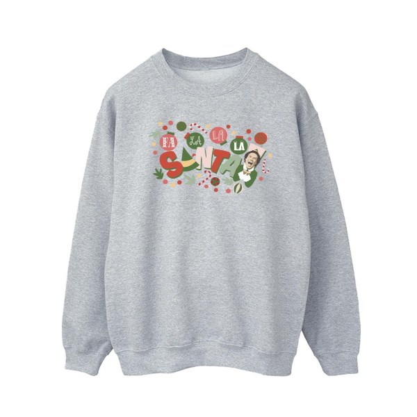 Elf Herr Santa Fa La La Sweatshirt M Sports Grå Sports Grey M